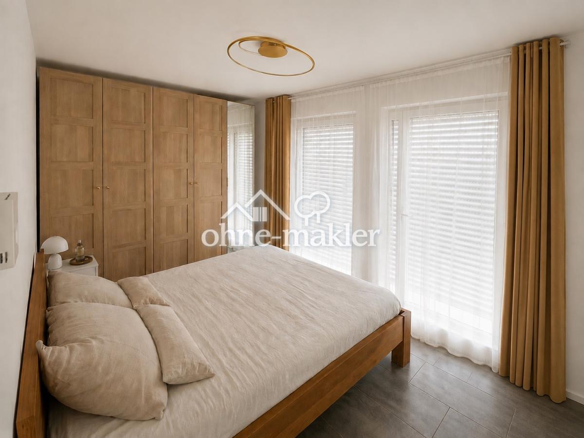 Schlafzimmer mit Taunusblick