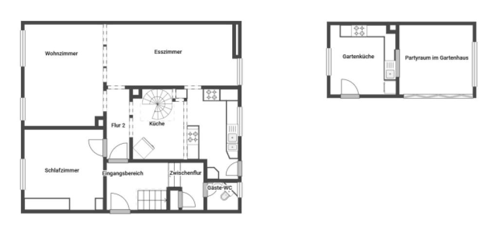 Grundriss Skizze EG