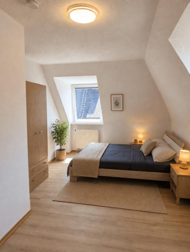 Schlafzimmer - Möblierung KI generiert