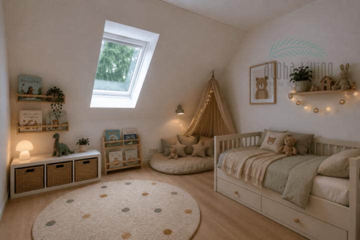 Visuaisuerung Schlafzimmer 2 (OG, VH)