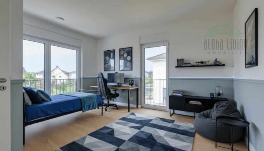 Visualisierung - Schlafzimmer 1 (OG)