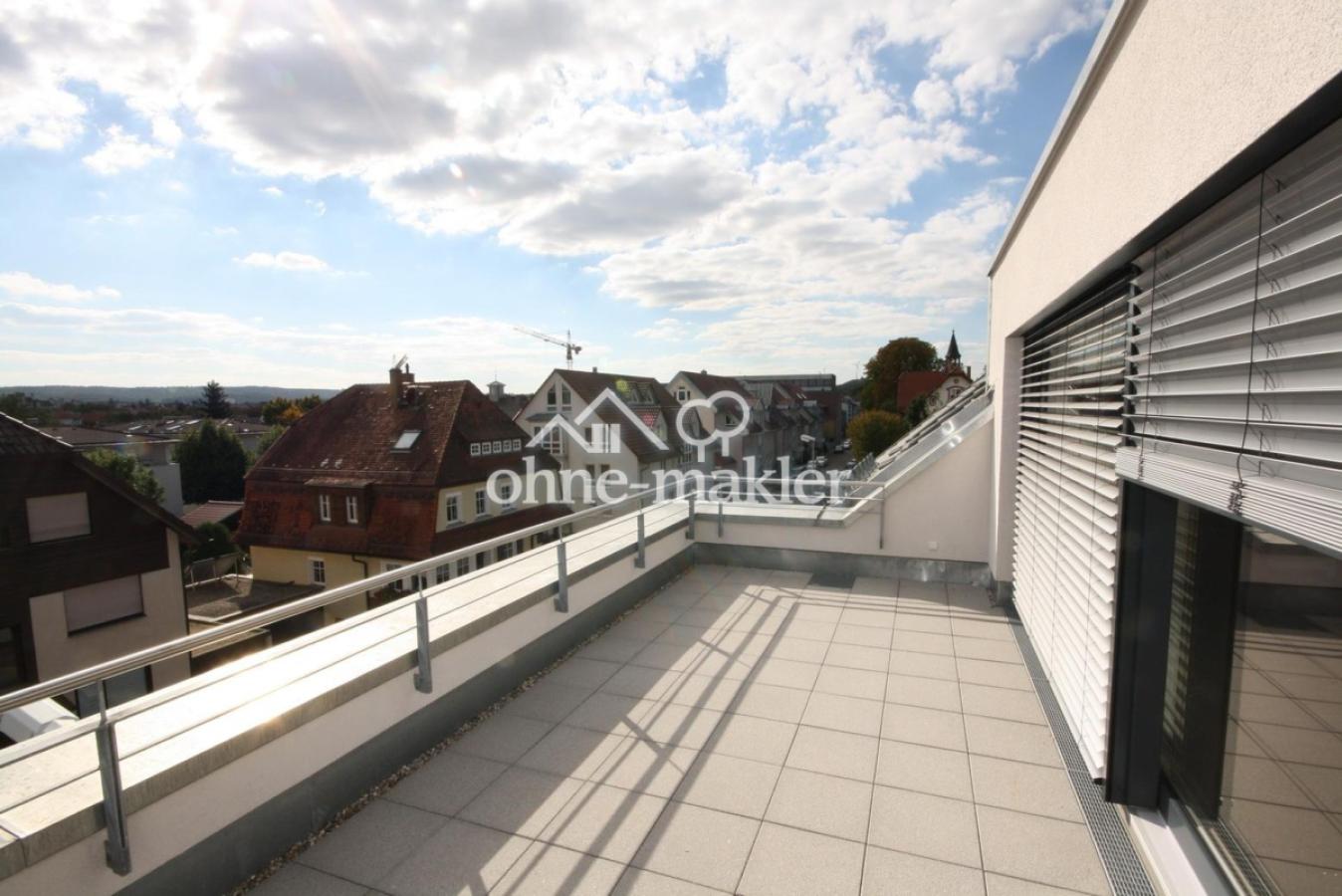 Ausblick Balkon