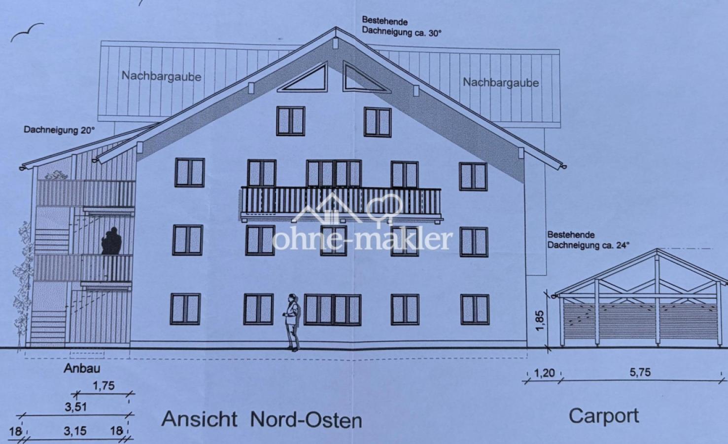 Ansicht Nord-Osten