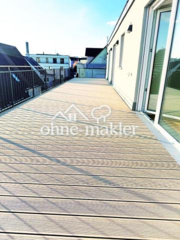 50 qm Süd-Dachterrasse