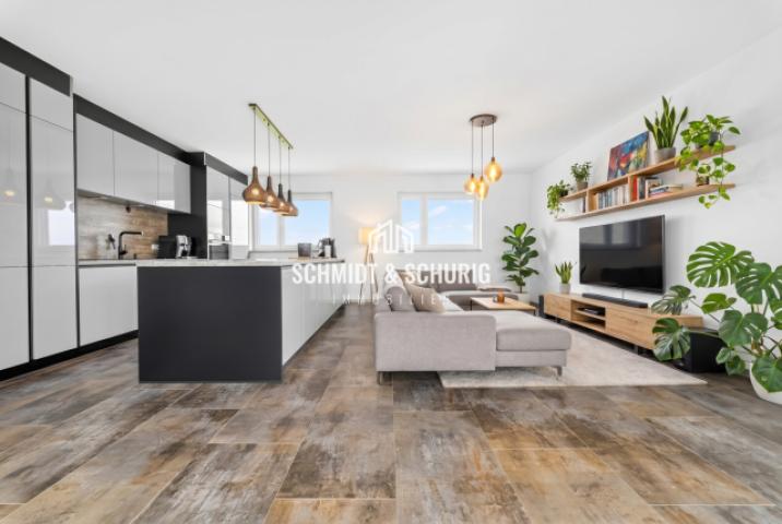 Küche / Wohnzimmer - visualisiert