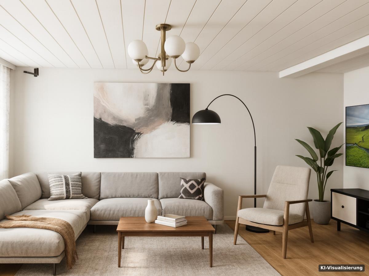 KI-Visualisierung – Wohnzimmer