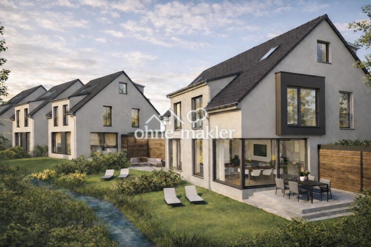 Visualisierung DHH mit Garten