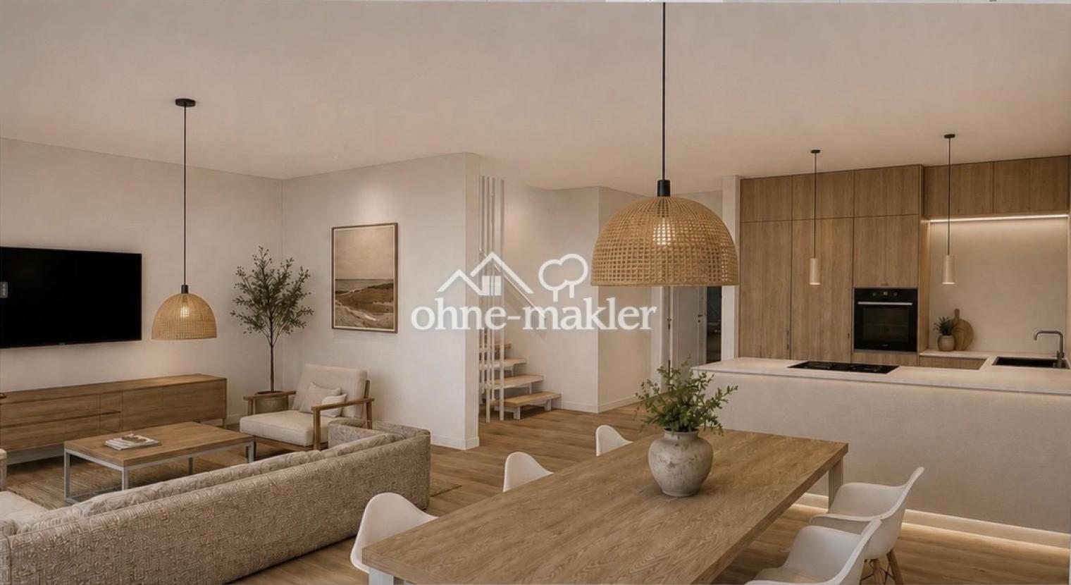 Visualisierung Wohnen / Kochen