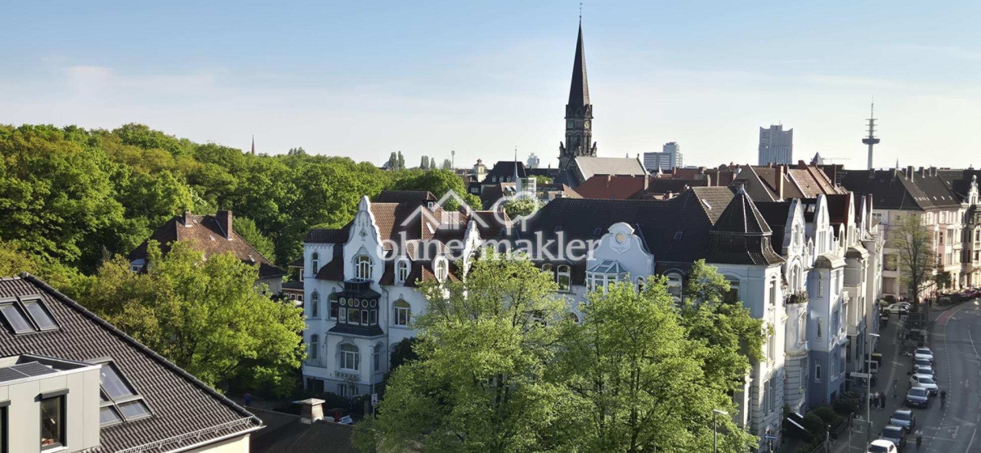 Blick vom Balkon
