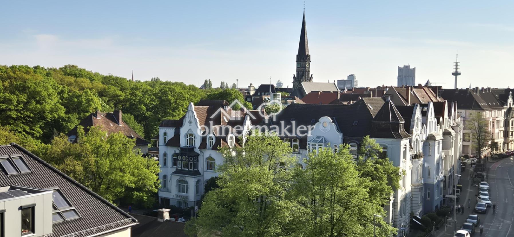 Blick vom Balkon