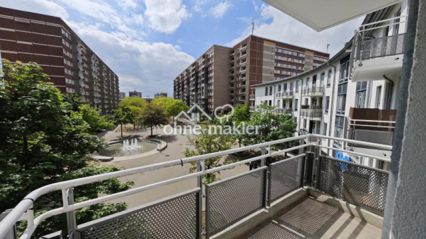 Blick vom Balkon