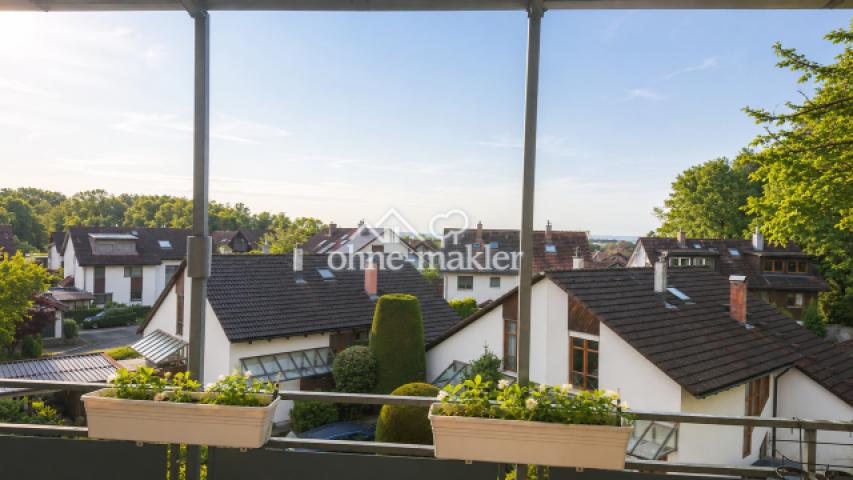 Aussicht großer Balkon