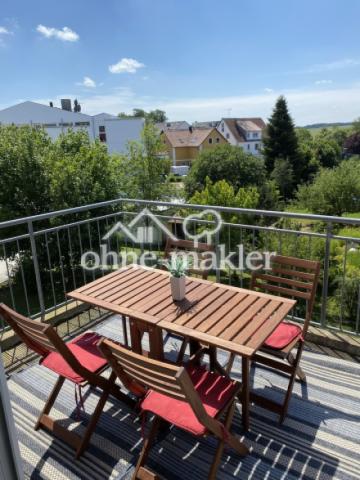 Balkon mit Blick ins Grüne