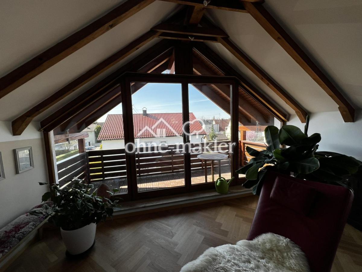 Dachgaube mit Balkon Südseite