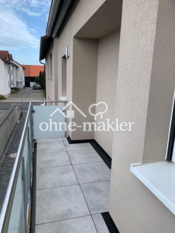 Südwestbalkon mit Blick nach S