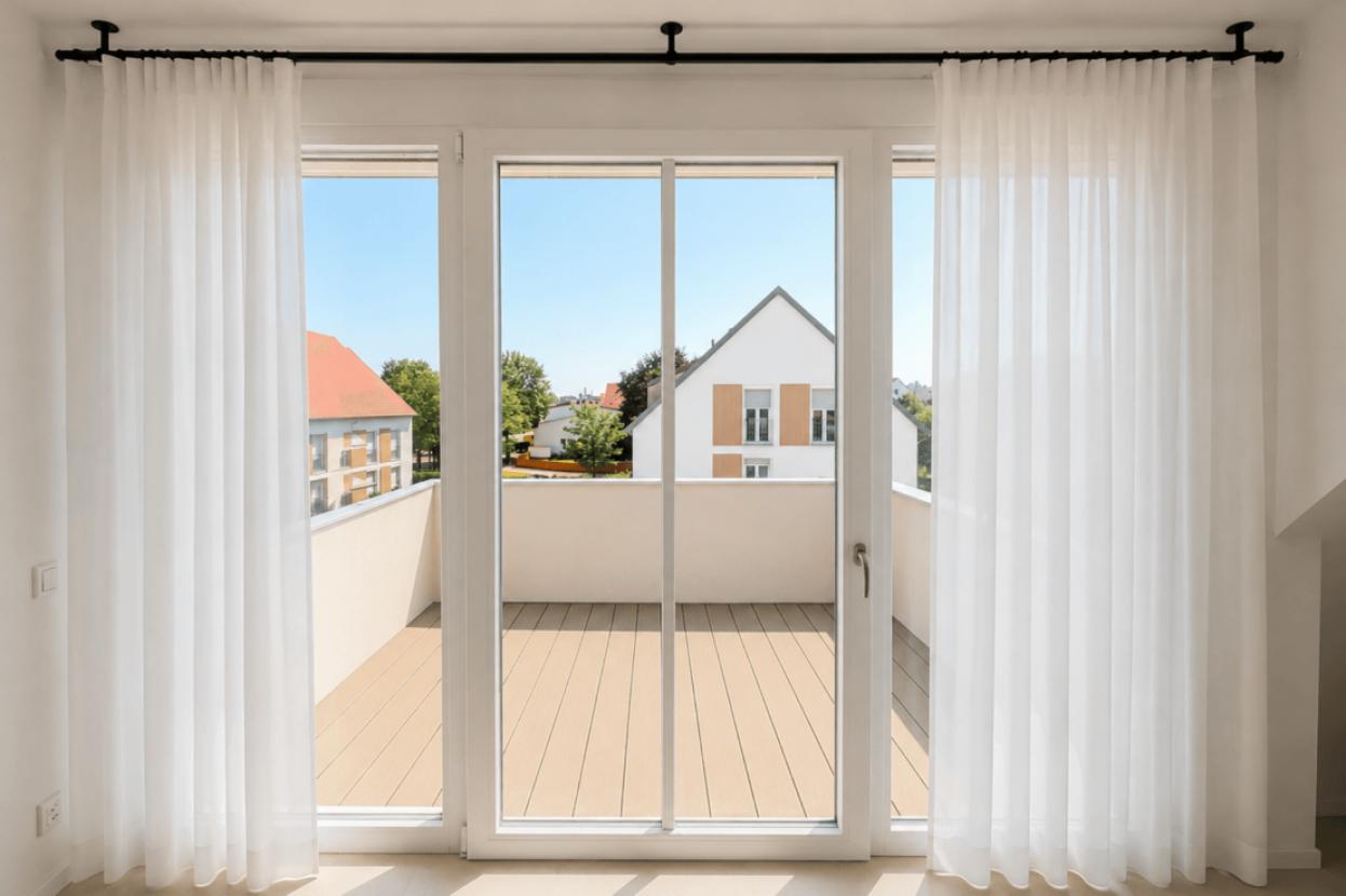 Zugang zum Balkon