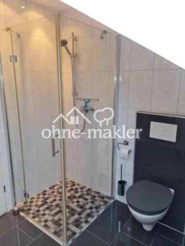 Echtglasdusche ebenerdig + WC