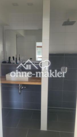 Elegante offene Dusche
