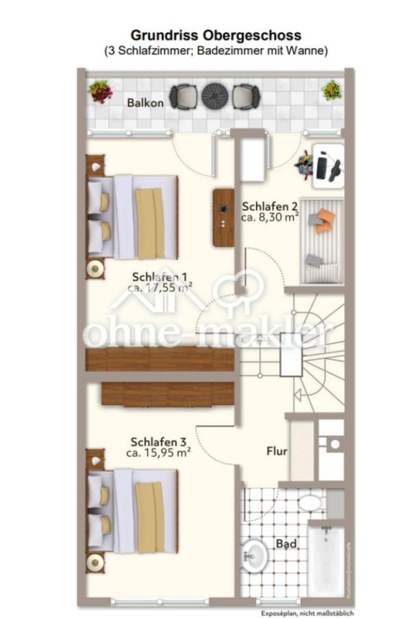 OG: Schlafzimmer