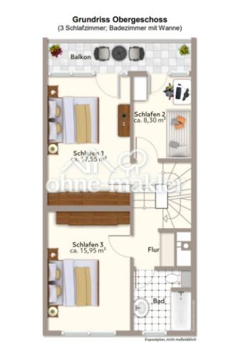 OG: Schlafzimmer