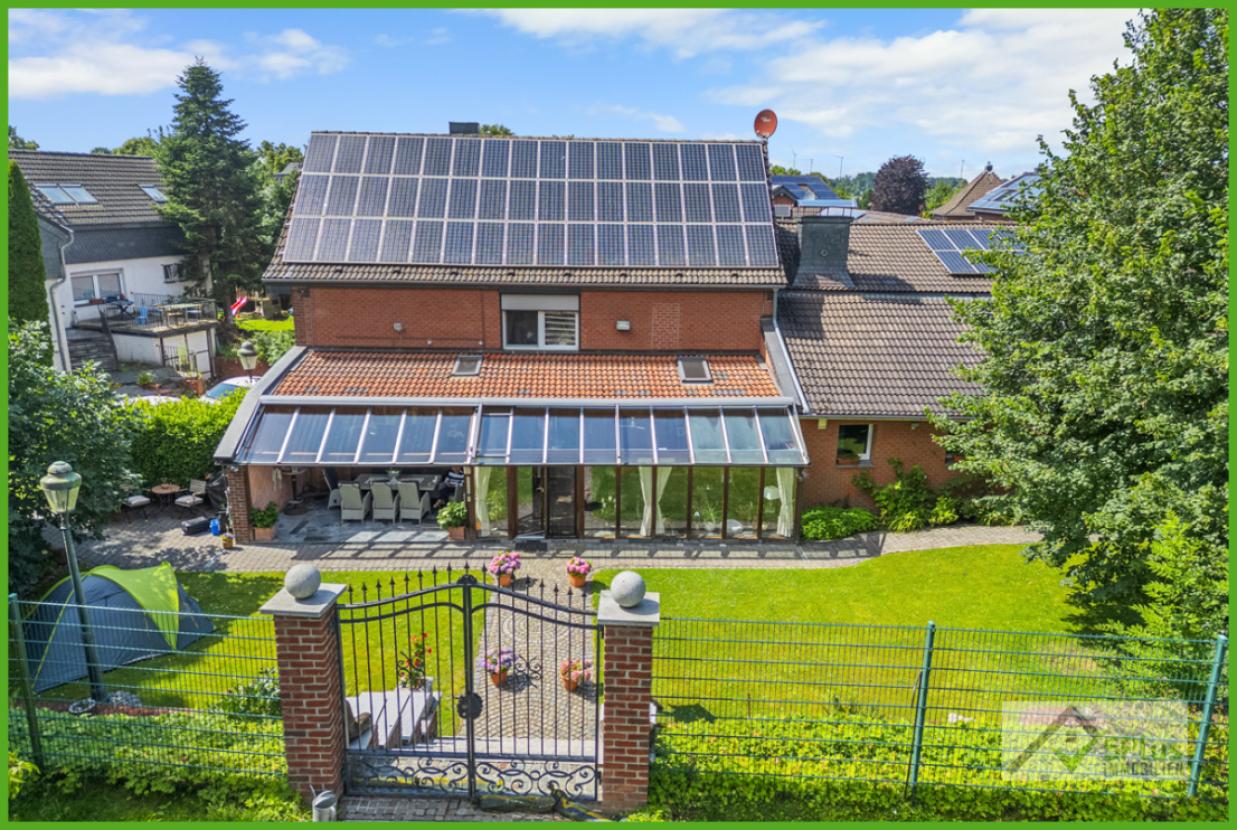 5Plus Immo ehem. Vierkanthof Geilenkirchen Leiffarth Rückansicht Einfamilienhaus