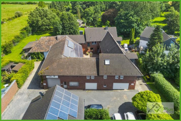 5Plus Immo ehem. Vierkanthof Geilenkirchen Leiffarth Drohnenaufnahme Grundstück