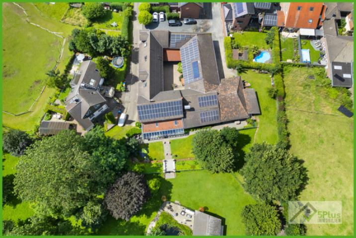 5Plus Immo ehem. Vierkanthof Geilenkirchen Leiffarth Drohnenaufnahme Grundstück
