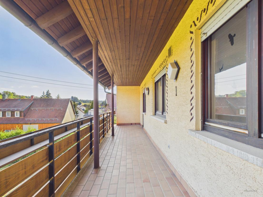 Balkon in Südausrichtung OG