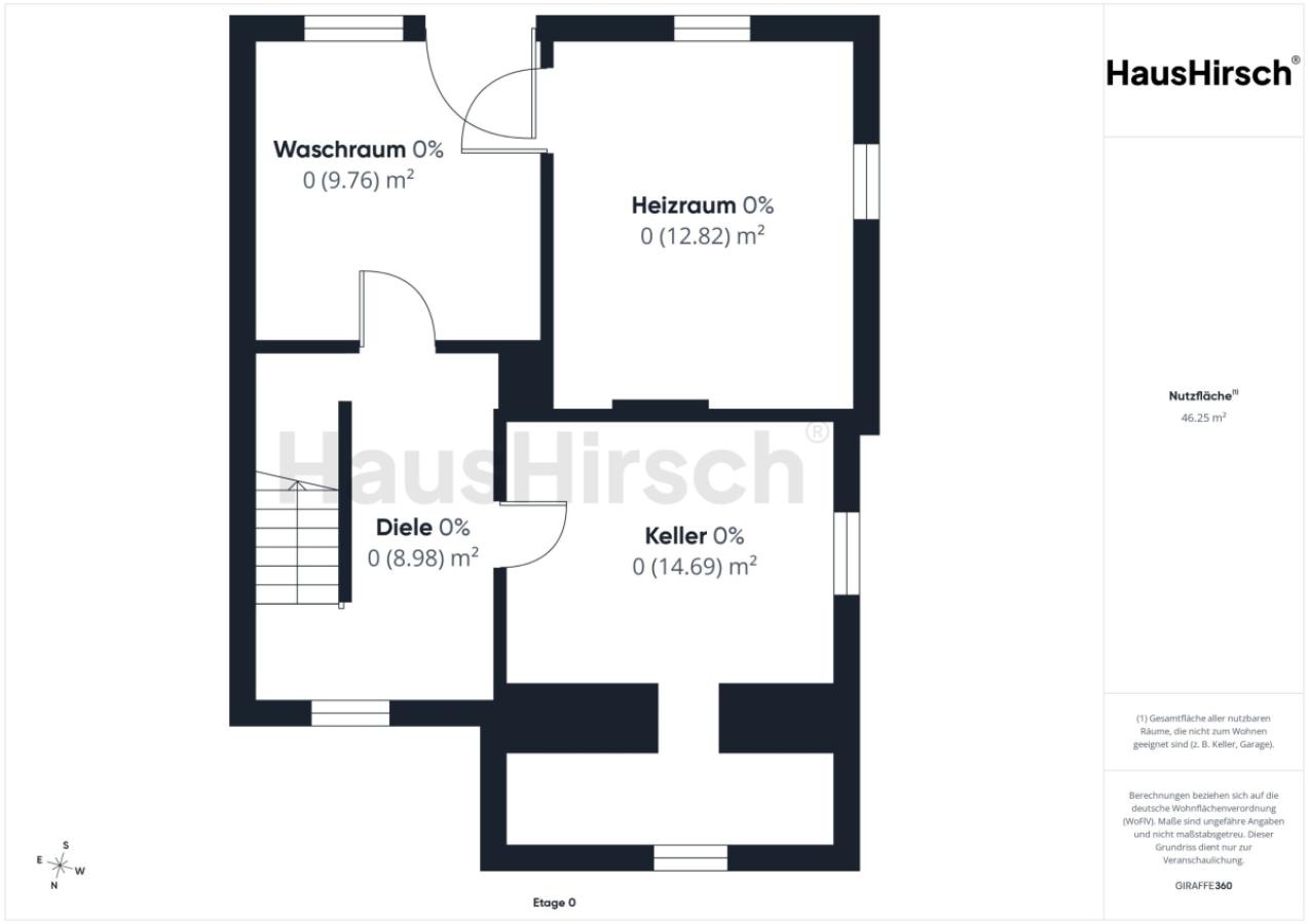Grundriss Untergeschoss