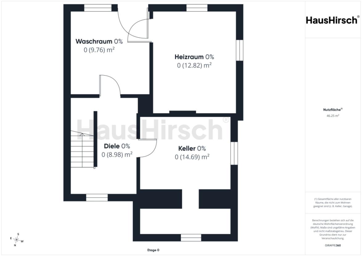 Grundriss Untergeschoss