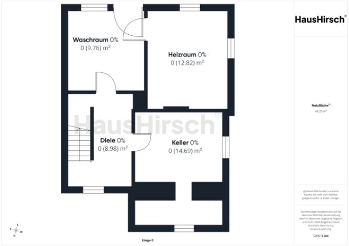 Grundriss Untergeschoss