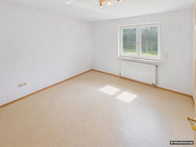 KI-Visualisierung – Schlafzimmer Einliegerwohnung