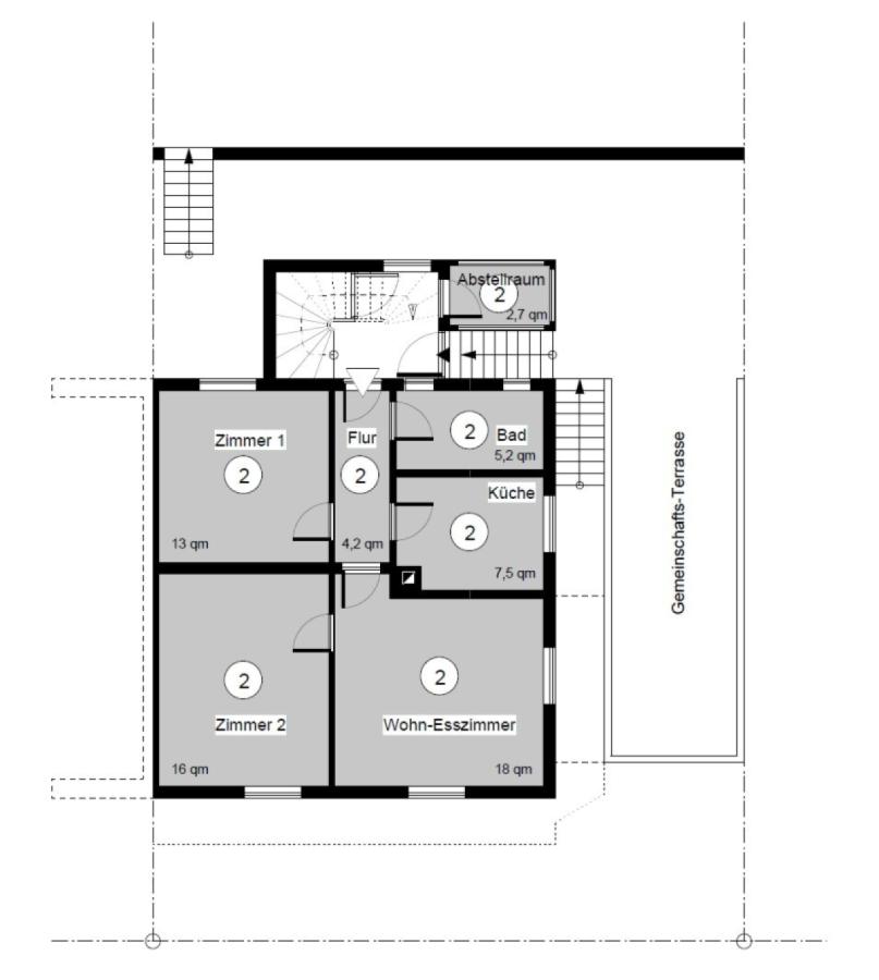 Grundriss 1.Obergeschoss