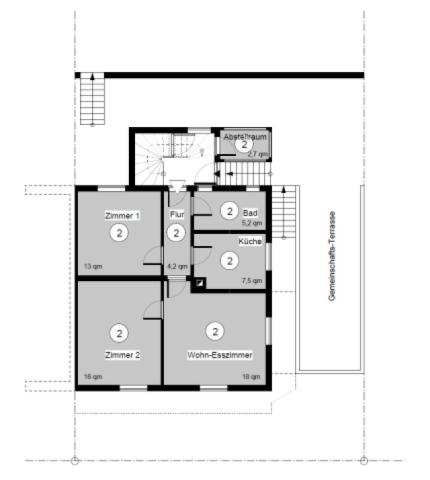 Grundriss 1.Obergeschoss