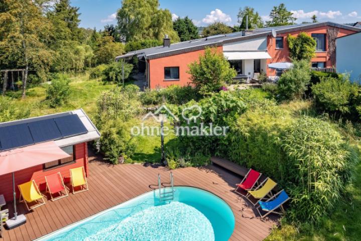 Luftbild Pool+Haus