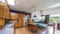 Wohnzimmer Küche große Wohnung