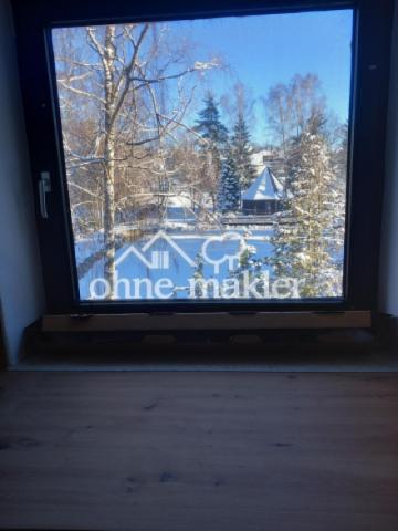 Küche Ausblick im Winter
