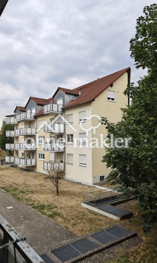 Blick vom Balkon