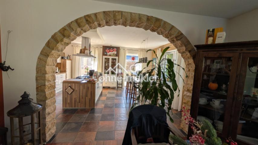 Blick von Wohnzimmer/Esszimmer