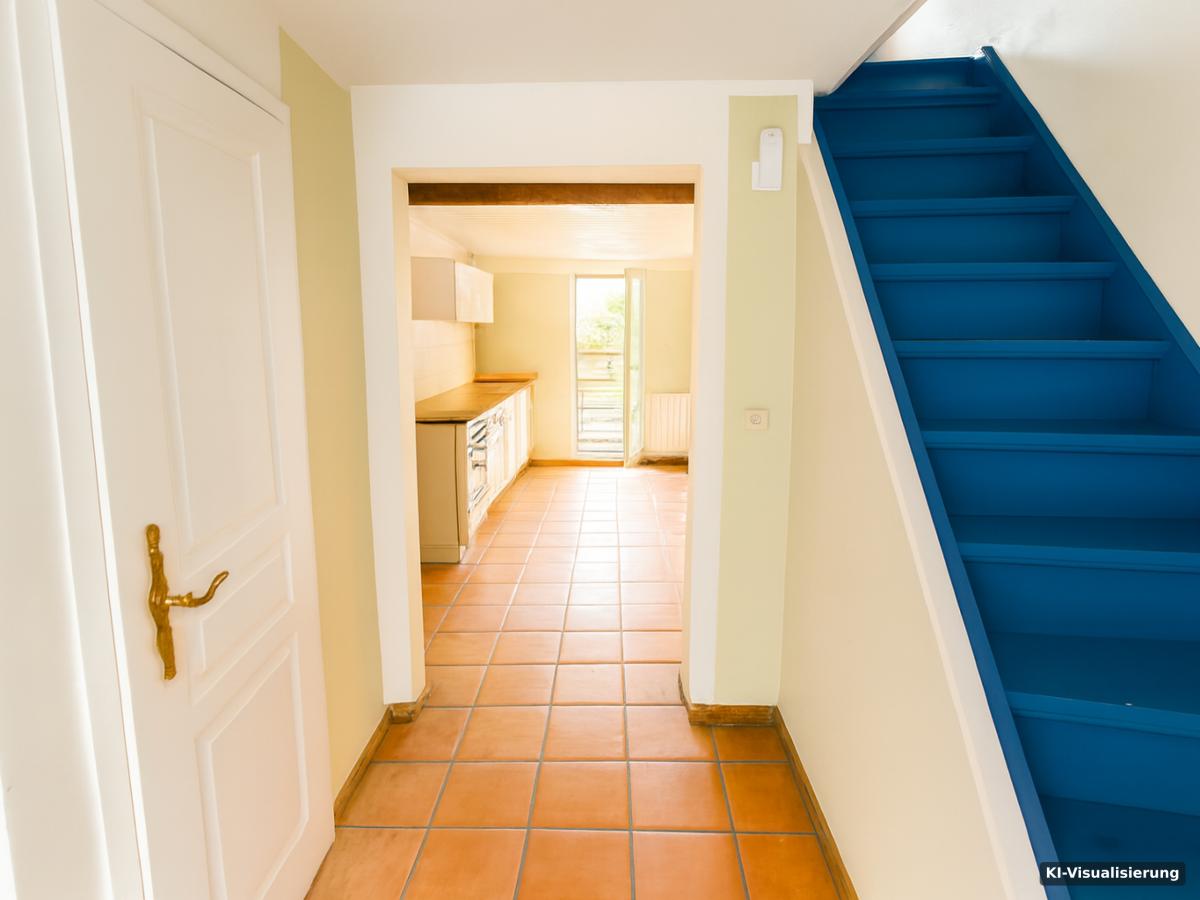 KI-Visualisierung – Eingangsbereich Altbau
