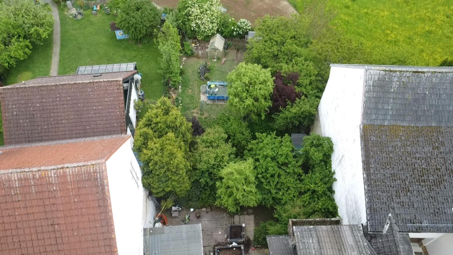 Gartenansicht Oben