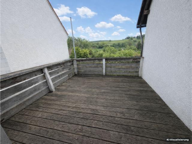 KI-Visualisierung – Balkon