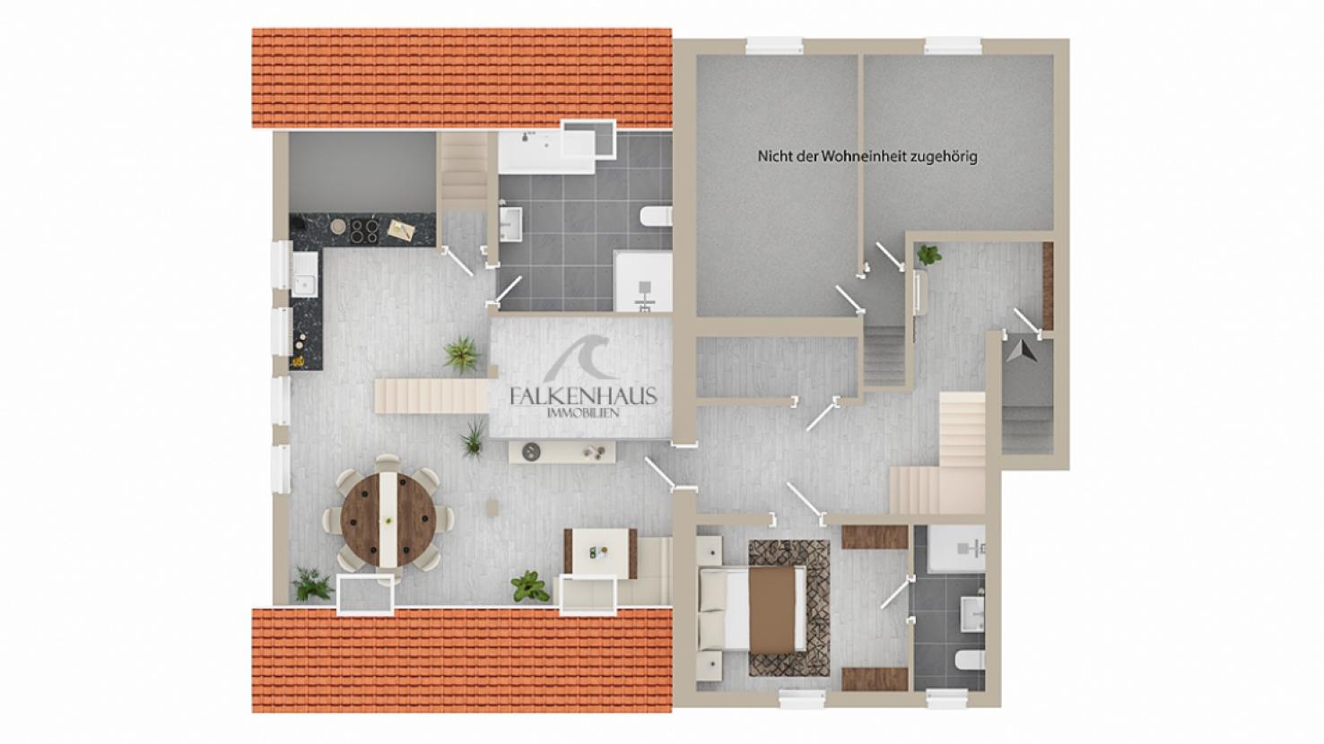 Grundriss 1. Obergeschoss - Alternative