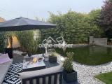 Terrasse Wohnzimmer/Koi Teich