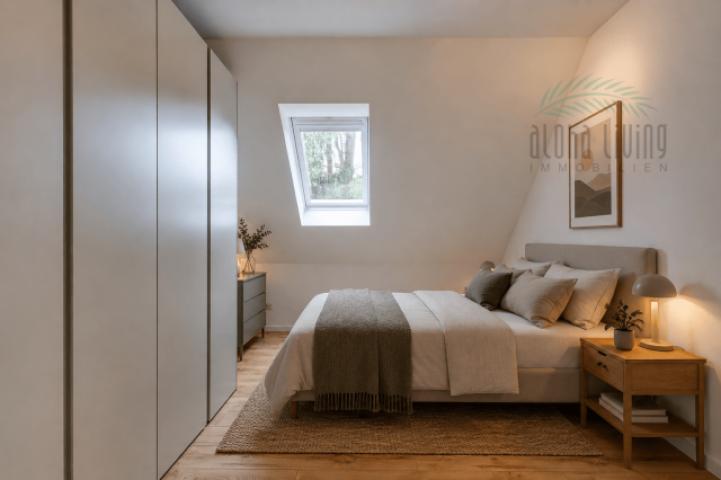 Visualisierung Einrichtungsidee - Schlafzimmer 2 (OG) 