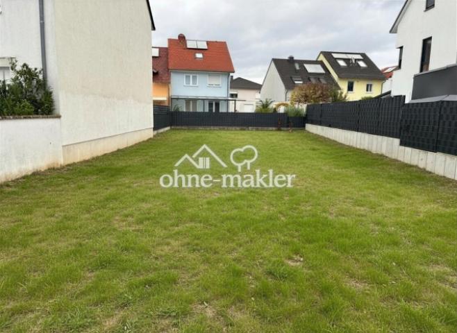 Blick auf das Grundstück