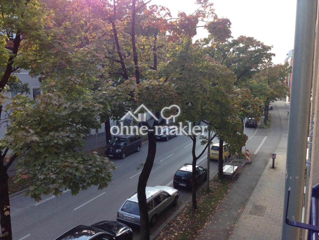 Blick vom Balkon