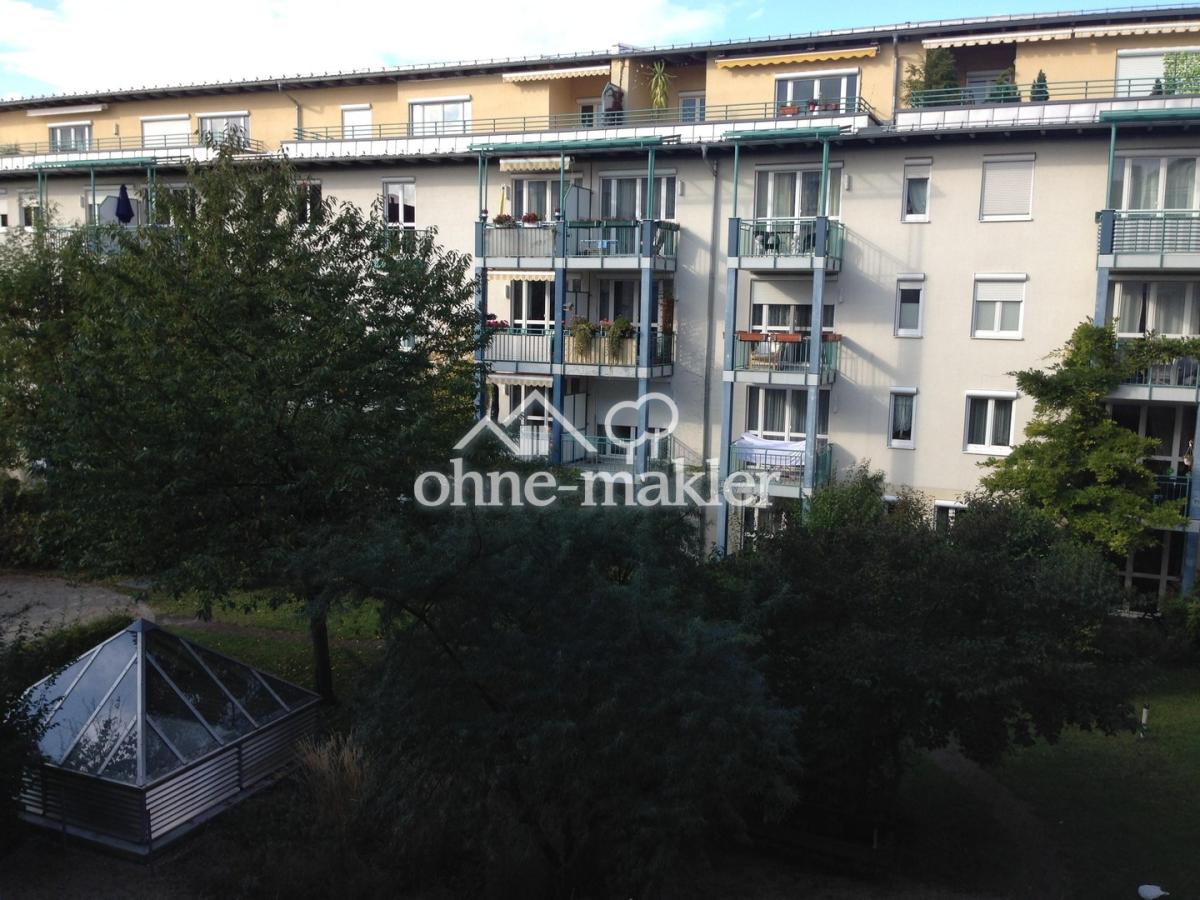 Blick in den Hinterhof