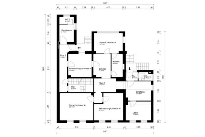 Grundriss Skizze EG