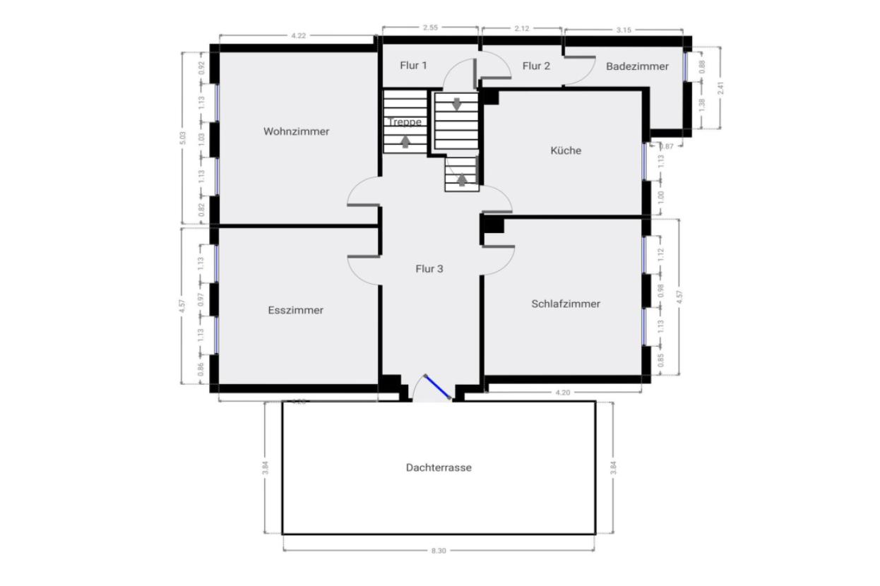 Grundriss Skizze 2.OG